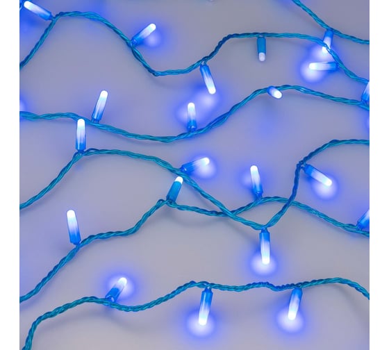 Светодиодная гирлянда Ardecoled ARD-STRING-CLASSIC-10000-BLUE-100LED-MILK-FLASH Blue 031199