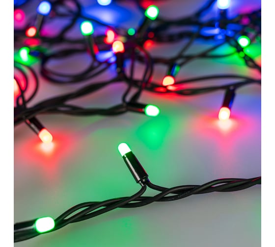 Светодиодная гирлянда Ardecoled ARD-STRING-PRO-10000-BLACK-100LED-MILK-LIVE RGB-DMX, 031754
