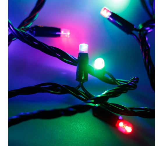 Светодиодная гирлянда Ardecoled ARD-STRING-PRO-10000-BLACK-100LED-LIVE RGB 025838