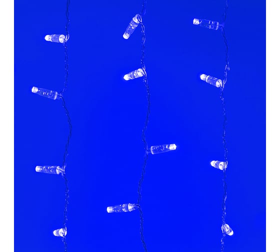Светодиодная гирлянда Ardecoled ARD-CURTAIN-CLASSIC-2000x3000-CLEAR-760LED Blue (230V, 60W) (IP65) 024861