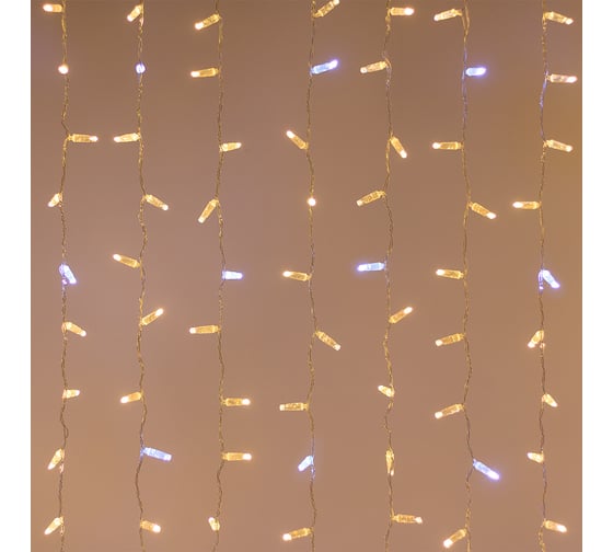 Светодиодная гирлянда Ardecoled ARD-CURTAIN-CLASSIC-2000x1500-CLEAR-360LED-BLINK Warm-White (230V, 60W) 024853