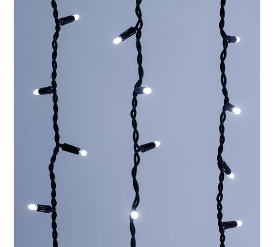 Светодиодная гирлянда Ardecoled ARD-CURTAIN-PRO-2000x3000-BLACK-760LED-STD WHITE (230V, 70W) (IP65) 026064