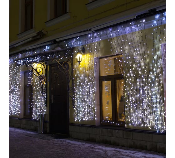 Светодиодная гирлянда Ardecoled ARD-CURTAIN-PRO-2000x3000-BLACK-760LED-STD WHITE (230V, 70W) (IP65) 026064