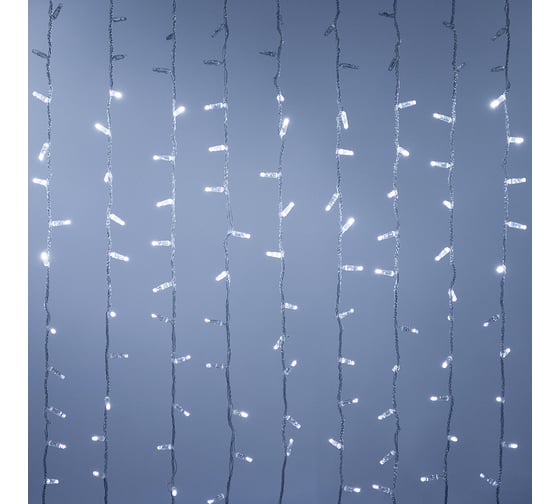 Светодиодная гирлянда Ardecoled ARD-CURTAIN-CLASSIC-2000x9000-CLEAR-2200LED-WATERFALL White (230V, 180W) 024876