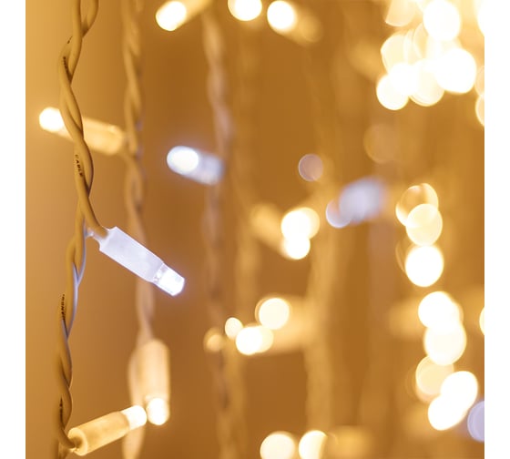 Светодиодная гирлянда Ardecoled ARD-CURTAIN-PRO-2000x3000-WHITE-760LED-FLASH WARM/WHITE (230V, 70W) 026062 1