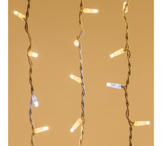 Светодиодная гирлянда Ardecoled ARD-CURTAIN-PRO-2000x3000-WHITE-760LED-FLASH WARM/WHITE (230V, 70W) 026062