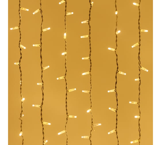 Светодиодная гирлянда Ardecoled ARD-CURTAIN-PRO-2000x3000-WHITE-760LED-STD WARM (230V, 70W) (IP65) 026067
