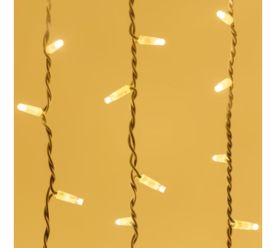 Светодиодная гирлянда Ardecoled ARD-CURTAIN-PRO-2000x3000-WHITE-760LED-STD WARM (230V, 70W) (IP65) 026067