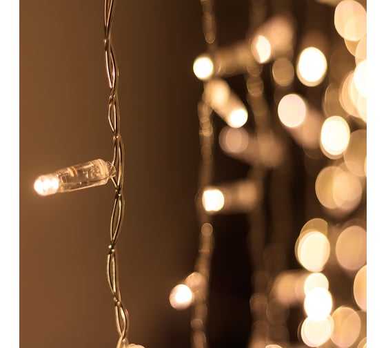 Светодиодная гирлянда Ardecoled ARD-CURTAIN-CLASSIC-2000x9000-CLEAR-2200LED-WATERFALL Warm (230V, 180W) 024877 1