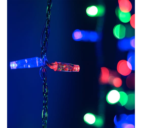 Светодиодная гирлянда Ardecoled ARD-CURTAIN-CLASSIC-2000x3000-CLEAR-756LED RGB (230V, 108W) (IP65) 024866