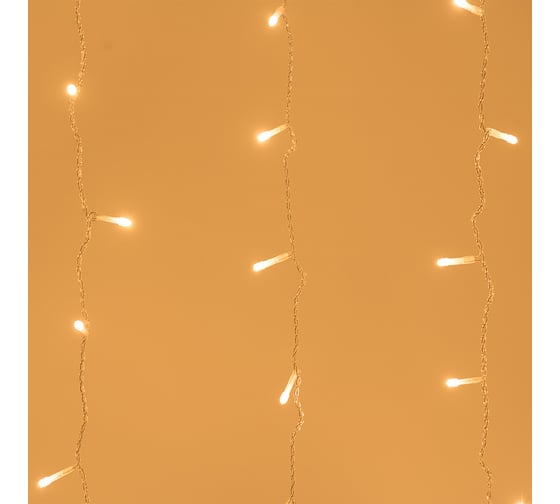 Светодиодная гирлянда Ardecoled ARD-CURTAIN-HOME-1500x1500-CLEAR-144LED Warm (230V, 6W) (IP20) 024830