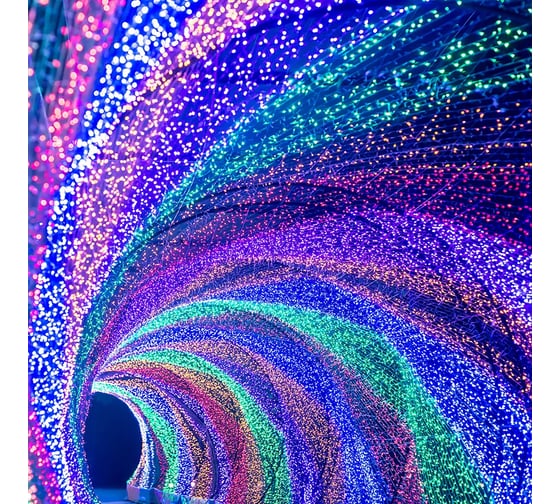 Светодиодная гирлянда Ardecoled ARD-CURTAIN-CLASSIC-2000x2500-CLEAR-405LED RGB (230V, 81W) (IP65) 024851