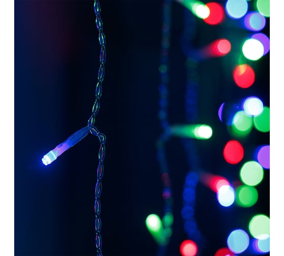 Светодиодная гирлянда Ardecoled ARD-CURTAIN-HOME-1500x1500-CLEAR-144LED RGB (230V, 9W) (IP20) 024828 1