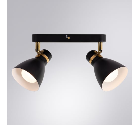 Спот ARTE LAMP fafnir A5047PL-2BK