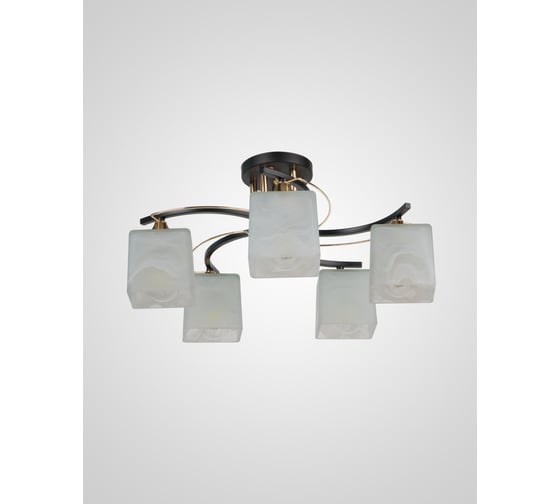 Потолочный светильник Мелодия Света P5535-5 BK+GD 000029941