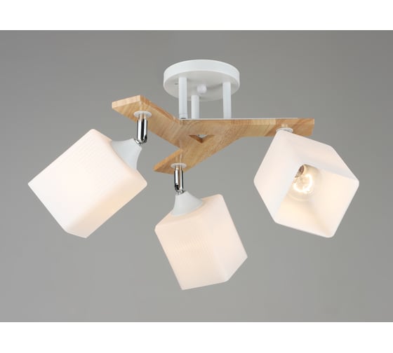 Потолочная люстра Мелодия Света SL2919-3 WT+Wood 000060410 1