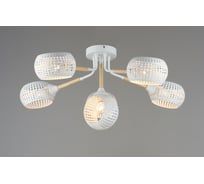 Потолочная люстра Мелодия Света SL7917-6 WT+Wood 000060412