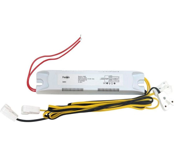 Электронный ПРА FERON EB53 136W T8/G13 230V 164х32х22мм с патронами и крепежами 21554 1