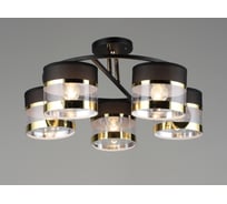 Потолочная люстра Мелодия Света SL6601-5 BK+FGD 000060448