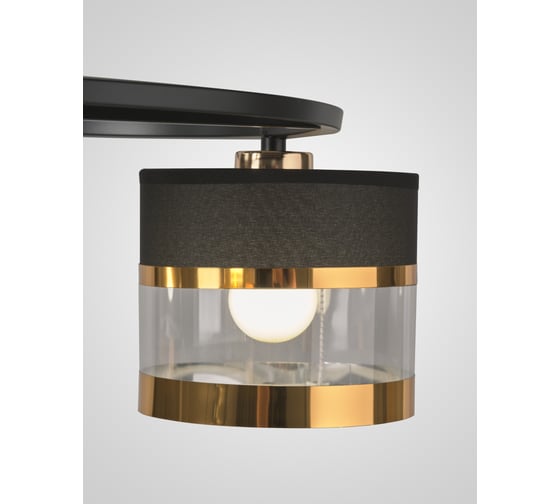 Потолочная люстра Мелодия Света SL6601-5 BK+FGD 000060448