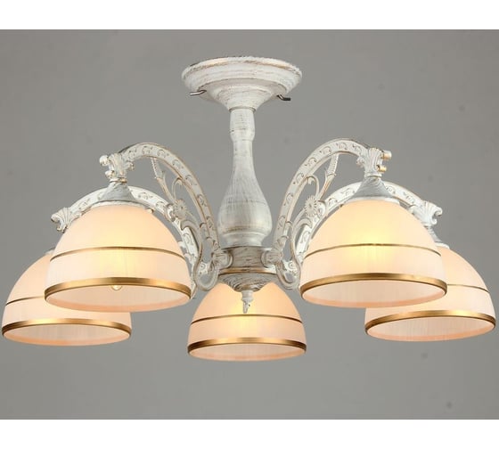 Потолочная люстра Мелодия Света P6687-5 WT+GD 000024042 1