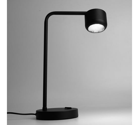 Настольный светильник под лампу FERON DE365 ECHO 12W, 230V, GX53, черный, с антибликовой сеточкой 48404
