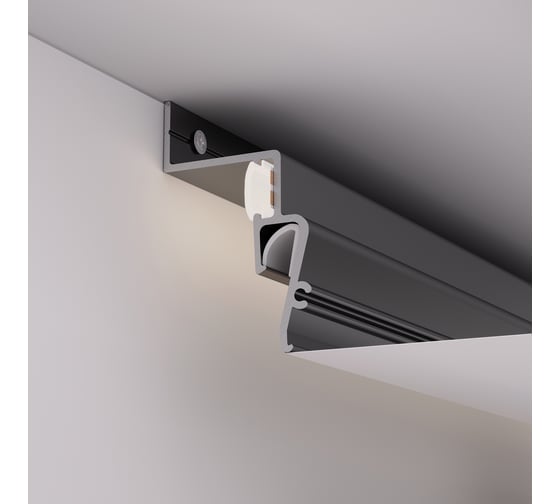Профиль Arlight STRETCH-SHADOW-2000 BLACK 2 м 039510