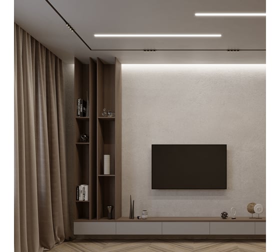 Профиль Arlight STRETCH-25-WALL-SIDE-2000 2 м 040061