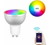 Светодиодная лампа Moes GU10 Smart LED Bulb GU10 модели WB-TD-RWW-GU10