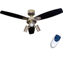 Люстра вентилятор DREAMFAN Jet Silver RC 105 61105DFN