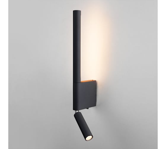 Настенный светодиодный светильник Elektrostandard sarca 4000к 40111/led черный a063692