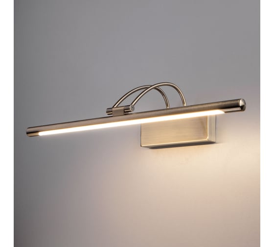 Настенный светодиодный светильник Elektrostandard simple 3000к mrl led 10w 1011 ip20 бронза a063695