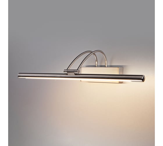 Настенный светодиодный светильник Elektrostandard simple 3000к mrl led 10w 1011 ip20 никель a063698