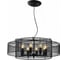 Люстра POWERLIGHT GRID 8xE14x40W черный 1-012680 1