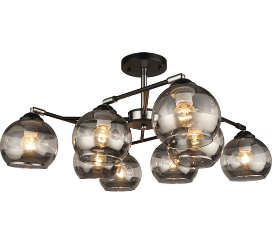 Потолочная люстра ВИНКРУС CR-BK, E27x8x60W C1592/8 1