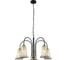 Подвесная люстра ВИНКРУС MDM-3575/5 BK-GD, E14x5x60W MDM3575/5 1
