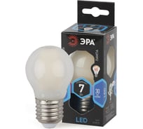 Светодиодная лампа ЭРА F-LED P45-7w-840-E27 frozed Б0027959