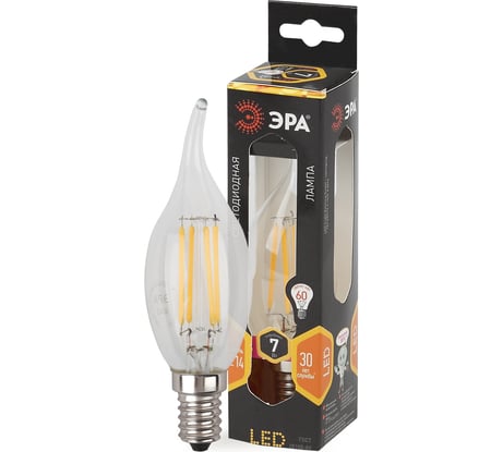 Светодиодная лампа ЭРА F-LED BXS-7w-827-E14 Б0027944