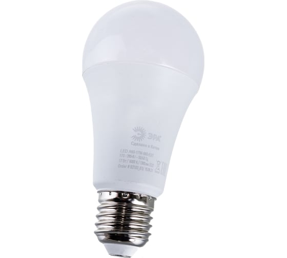 Светодиодная лампа ЭРА LED A60-17W-860-E27 Б0031701