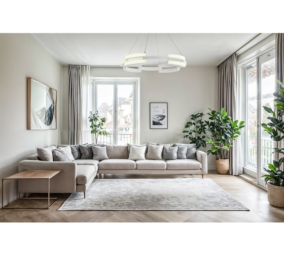 Светодиодная люстра POWERLIGHT CENTRUM-L, LED 108Вт, белый, 4000К 1-017120