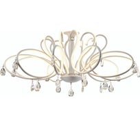 Светодиодная люстра POWERLIGHT FLAMING-10LED 250Вт, хром/белый, 4000К 1-016300