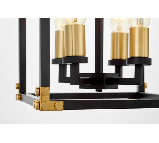 Подвесной светильник Lumina Deco waldorf LDP 1140-4 BK+MD