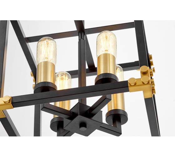 Подвесной светильник Lumina Deco waldorf LDP 1140-4 BK+MD