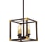 Подвесной светильник Lumina Deco waldorf LDP 1140-4 BK+MD 2