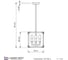 Подвесной светильник Lumina Deco waldorf LDP 1140-4 BK+MD 5
