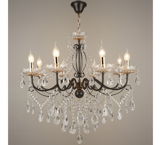 Подвесная люстра ВИНКРУС FG-BK, E14x8x60W NH4460/8 1