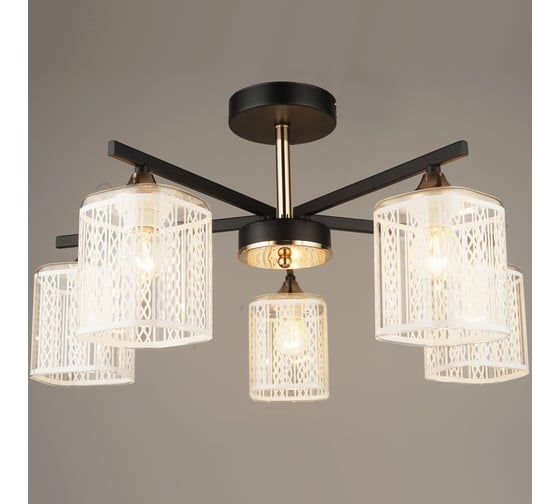 Потолочная люстра ВИНКРУС BK-FGD, E27x5x60W N4092/5