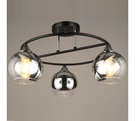 Потолочная люстра ВИНКРУС BK-CR, E27x3x60W N4102/3 1