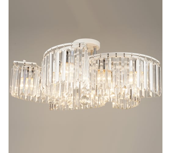 Потолочная люстра ВИНКРУС CR-WT, E27x10x60W N4450/10 1