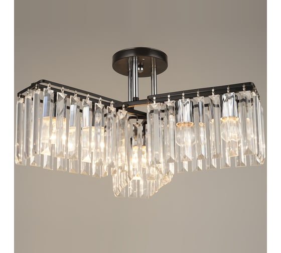 Потолочная люстра ВИНКРУС CR-BK, E27x6x60W N4499/6 1